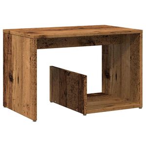 vidaXL Beistelltisch Altholz-Optik 59x36x38 cm Holzwerkstoff