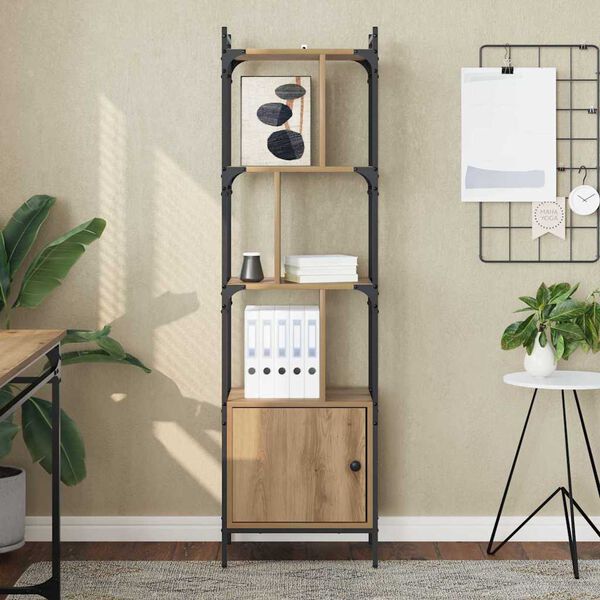 vidaXL Bücherregal Artisan-Eiche 44,5 x 30 x 154,5 cm Holzwerkstoff