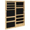 vidaXL Spiegel-Schmuckschrank mit LED-Beleuchtung Wandmontage