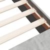 vidaXL Bettgestell Betongrau 135x190 cm Holzwerkstoff