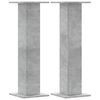 vidaXL Lautsprecherst&auml;nder 2 Stk. Betongrau 30x30x95 cm Holzwerkstoff