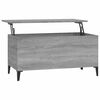 vidaXL Couchtisch Grau Sonoma 90x44,5x45 cm Holzwerkstoff