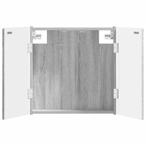 vidaXL Dartboard Schrank ARNHEM Sonoma-Grau 52,5 x 10,5 x 53,5 cm