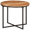 vidaXL Couchtisch 55x55x45 cm Massivholz Akazie und Eisen