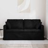 vidaXL Sofa Schwarz Gesamtabmessungen: 158 x 78 x 80 cm (B x T x H)