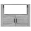 vidaXL Sideboard Grau Sonoma 80x30x60 cm Holzwerkstoff