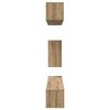 vidaXL TV-Schrank-Set Wandmontiert 6 pcs Artisan-Eiche Holzwerkstoff
