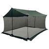 vidaXL Camping-Tarp mit Netzw&auml;nden Olivegr&uuml;n 340 x 260 x 220 cm