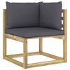 vidaXL 6-tlg. Garten-Lounge-Set mit Kissen Kiefernholz Impr&auml;gniert