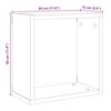 vidaXL Würfel-Wandregale 2 Stk. Altholz-Optik 30x15x30 Holzwerkstoff