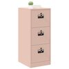 vidaXL Aktenschrank Rosa 44 x 50 x 106,5 cm Kaltgewalzter Stahl