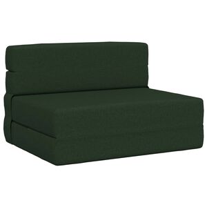vidaXL Klappsofa Bett Dunkelgr&uuml;n 70 x 72 x 60 cm Stoff