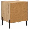 vidaXL Nachttisch 2 pcs Artisan-Eiche 40 x 35 x 47,5 cm Holzwerkstoff