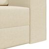 vidaXL Schlafsofa 200cm Creme Stoff