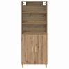 vidaXL Highboard Artisan-Eiche 69,5 x 32,5 x 180 cm Holzwerkstoff