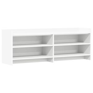 vidaXL TV-Schr&auml;nk 135 x 33 x 47 cm Wei&szlig; Holzwerkstoff