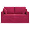 vidaXL Sofa Weinrot Gesamtabmessungen: 138 x 78 x 80 cm (B x T x H)