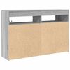 vidaXL Sideboard Graues Sonoma 116 x 30 x 75 cm Holzwerkstoff