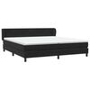 vidaXL Boxspringbett mit Matratzen Schwarz 200x210 cm Samt