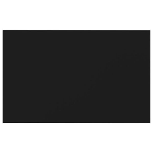 vidaXL B&uuml;cherregal-Bretter 4 Stk. Schwarz 80x50x1,5 cm Holzwerkstoff