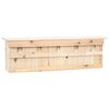 vidaXL Spatzenhaus 5-fach 68x15x21 cm Tannenholz
