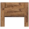 vidaXL Kopfteil mit Regal Altholz 120 x 15 x 103,5 cm Holzwerkstoff