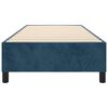 vidaXL Boxspringbettgestell Dunkelblau 80x200 cm Samt