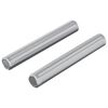 vidaXL Gewindestange 2 Stk. Silber 8 x 55 mm Stahl