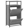 vidaXL Schuhschrank Grau Sonoma 60x34x112 cm Holzwerkstoff