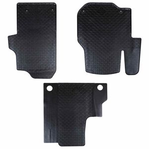 vidaXL Autofu&szlig;matte 3 pcs Schwarz VW CRAFTER , TGE TPE