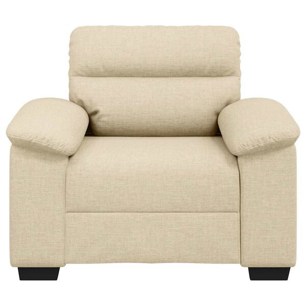 vidaXL Sessel Creme 100x81x84 cm Stoff