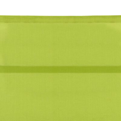 vidaXL Sonnenliege Textilene und Aluminium Grün