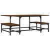vidaXL Couchtisch Braun Eichen-Optik 100x50,5x40 cm Holzwerkstoff
