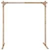 vidaXL Hochzeitsbogen Hellbraun 225 x 95 x 226 cm Massives Kiefernholz