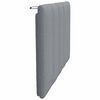 vidaXL Kopfteil-Kissen "Hanko" Hellgrau 80 cm Stoff