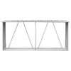 vidaXL Brennholzlager Verzinkter Stahl 330x84x152 cm Gr&uuml;n