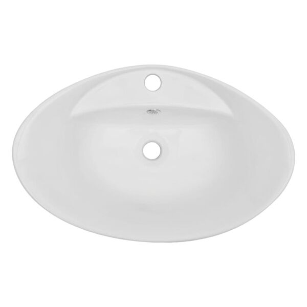 vidaXL 2-tlg. Badmöbel-Set Keramik Schwarz