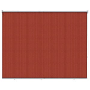 vidaXL Au&szlig;enrollo 90% UV-Block Terrakotta 140 x 140 cm HDPE