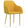 vidaXL Esszimmerst&uuml;hle 6 Stk. Gelb Samt