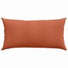 vidaXL Sofakissen 2 St&uuml;ck Rot-Orange 80 x 40 cm Cordstoff