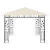 vidaXL Pavillon mit Moskitonetz 3x3x2,73 m Creme 180 g/m&sup2;