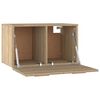 vidaXL Wandschrank Sonoma-Eiche 60x36,5x35 cm Holzwerkstoff