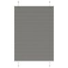 vidaXL Plissee Anthrazit 85x100 cm Stoffbreite 84,4 cm Polyester