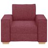vidaXL Sofa Stuhl Weinrot 100x78x84 cm Stoff