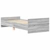 vidaXL Bettgestell Grau Sonoma 90x200 cm Holzwerkstoff