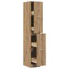 vidaXL Apothekerschrank Artisan-Eiche 30x41x174,5 cm Holzwerkstoff