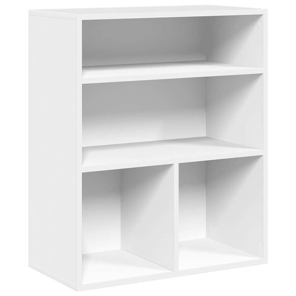 vidaXL B&uuml;cherregal Wei&szlig; 60x30x71,5 cm Holzwerkstoff