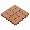 vidaXL Terrassenfliese 11 stk. Teak 30 x 30 cm WPC