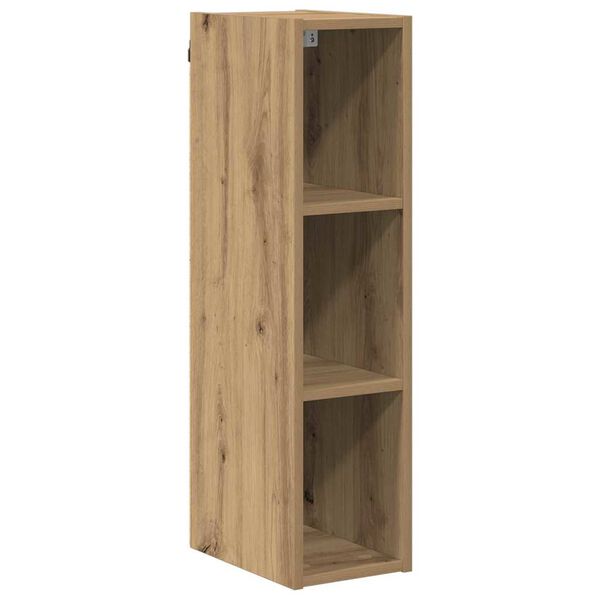 vidaXL H&auml;ngeschrank Artisan-Eiche 20 x 29,5 x 80 cm Holzwerkstoff