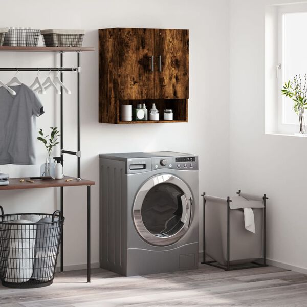 vidaXL Wandschrank Räuchereiche 60x31x70 cm Holzwerkstoff